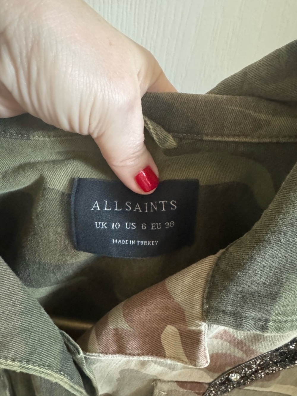 AllSaints Finch Camouflage Jacket - Picture 7 of 11
